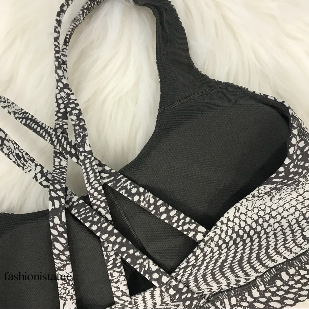 NWT lululemon energy bra swerve vapor metal grey - Picture 6 of 8